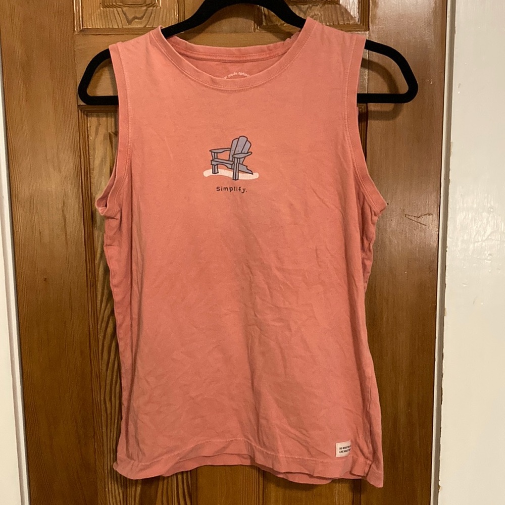 Life is Good tank top.